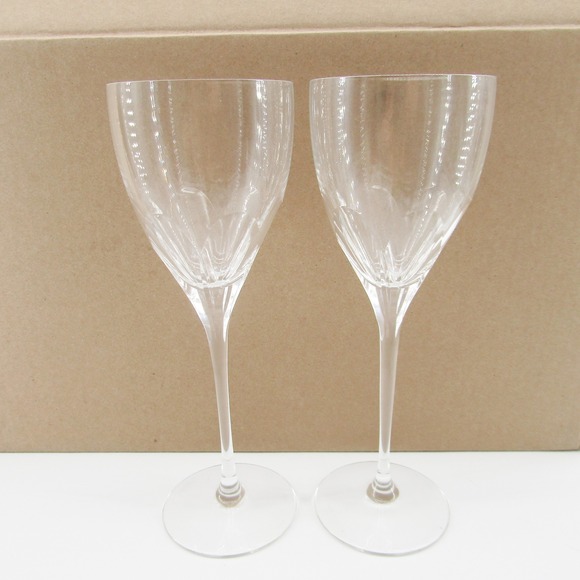 kate spade Other - Kate Spade Lenox Harrison Crystal Wine Glasses Set of 2 Etched Stemware